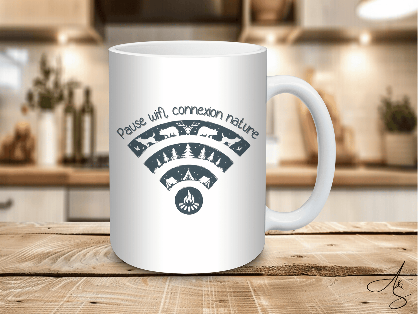 Pause wifi, connexion nature