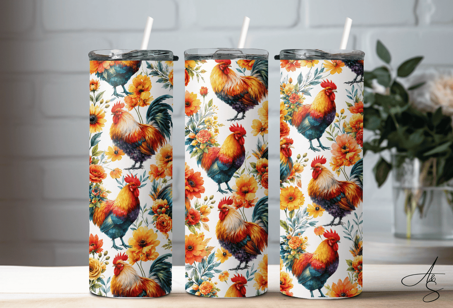 Coq & fleurs