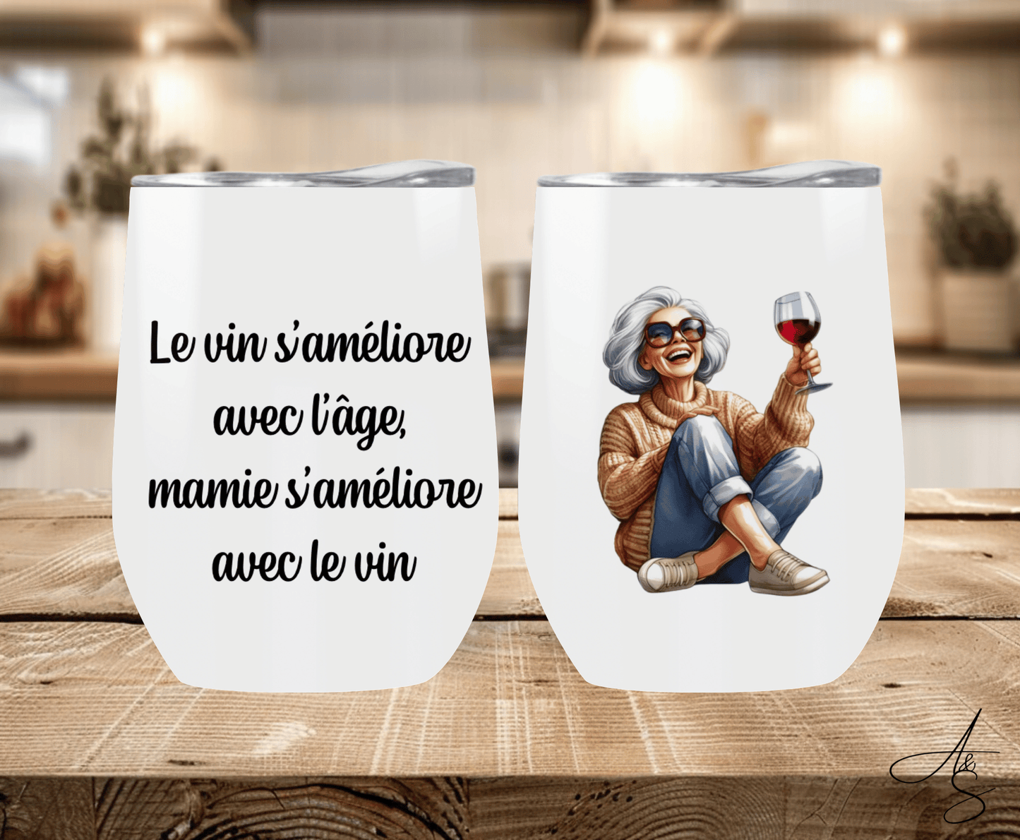Mamie s’améliore avec le vin