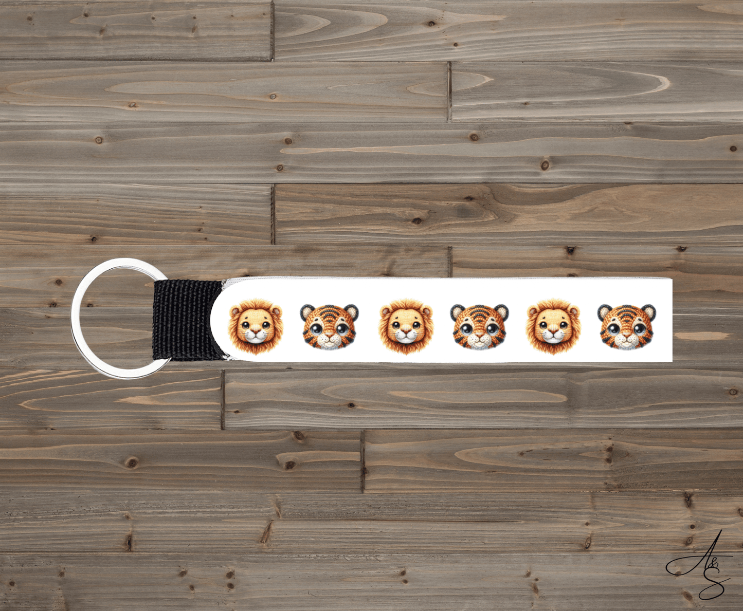 Tricot lion et tigre