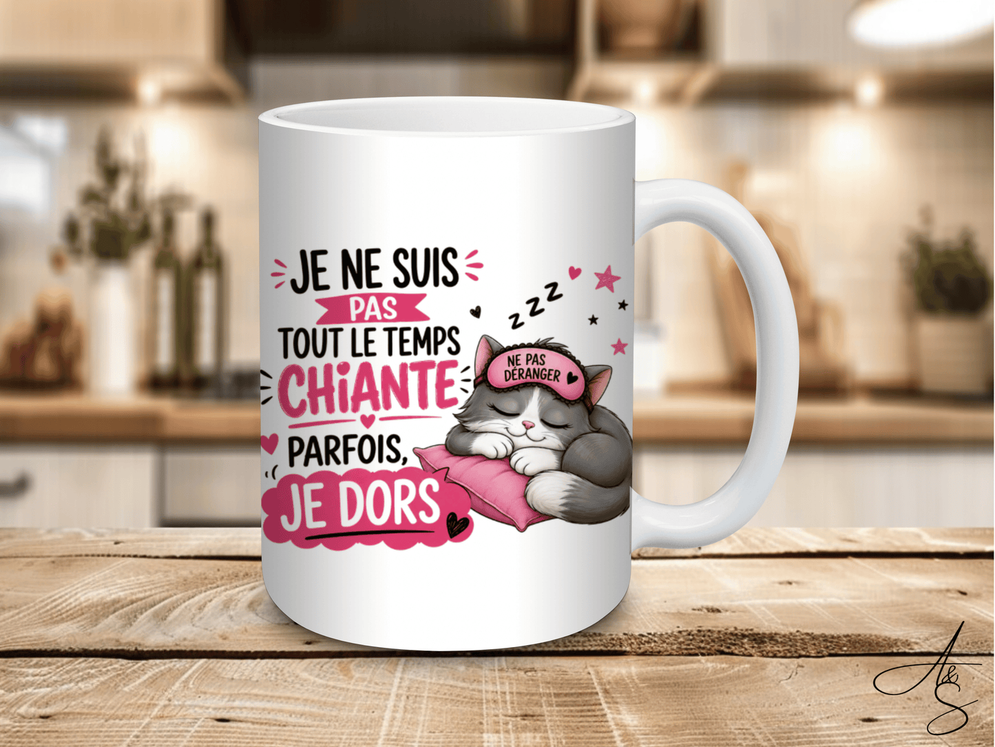 Je ne suis pas tout le temps chiante, parfois je dors