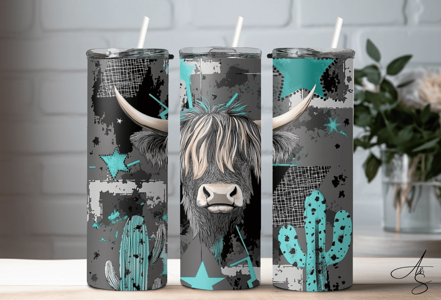 Highland gris & bleu