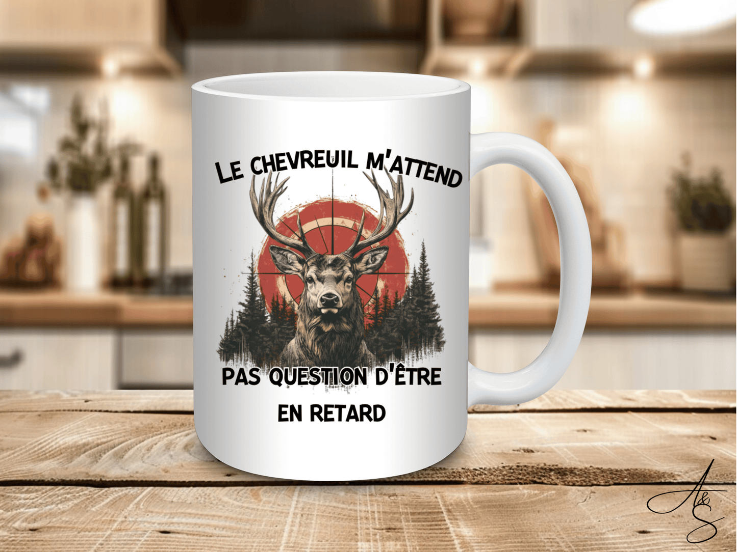 Le chevreuil m’attend pas question d’être en retard