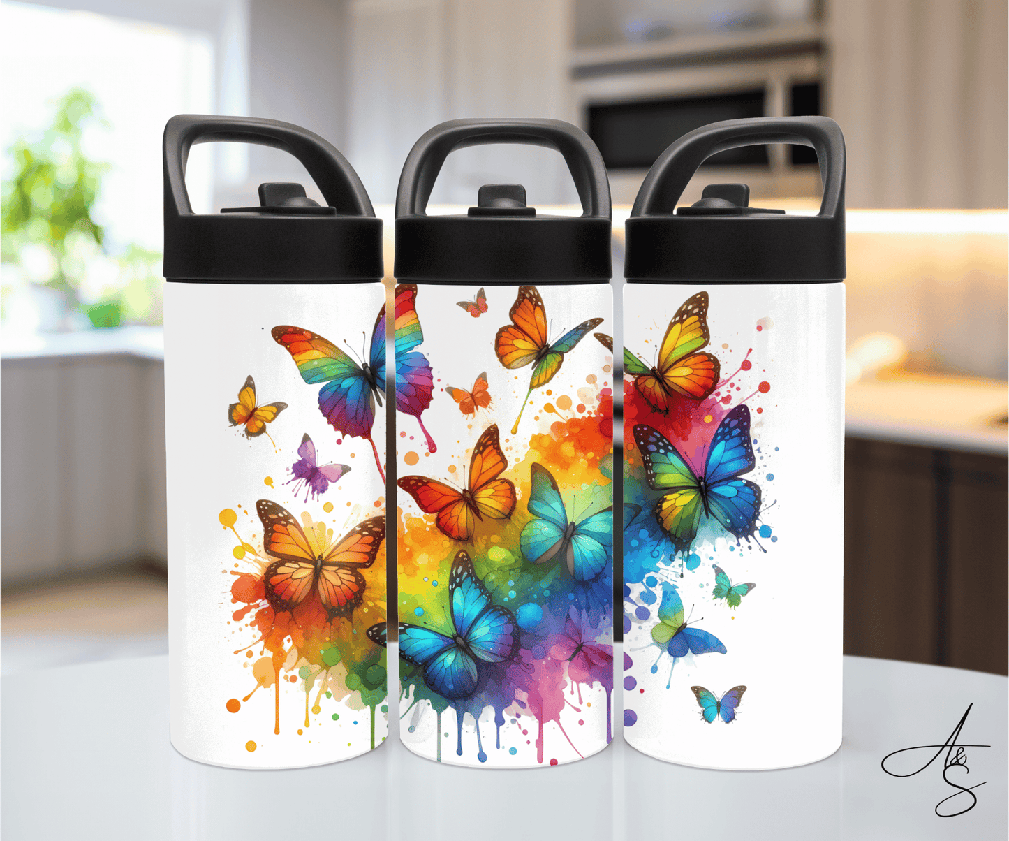 Papillons colorés