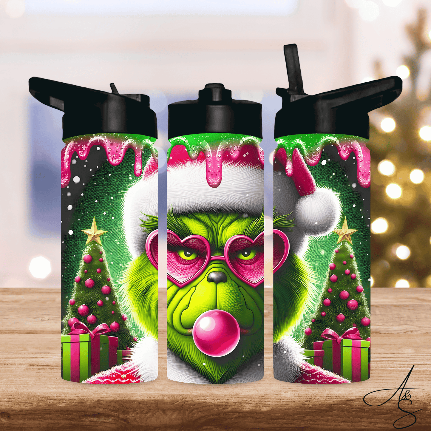 Grinch vert & rose