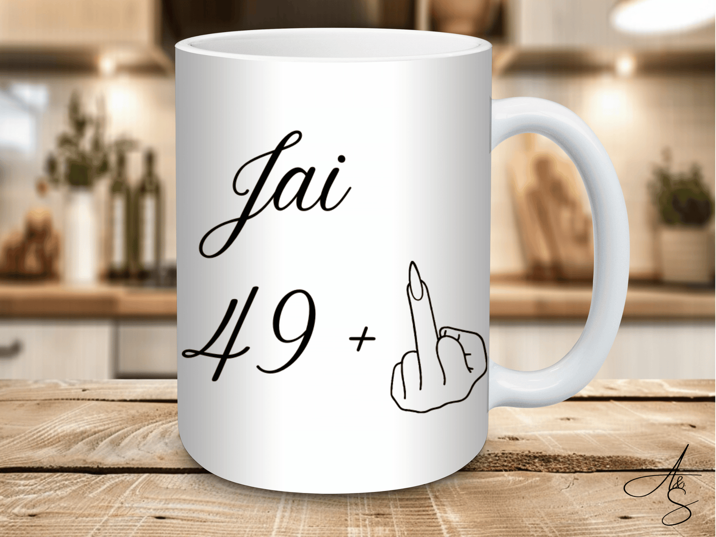 Tasse d'anniversaire humour