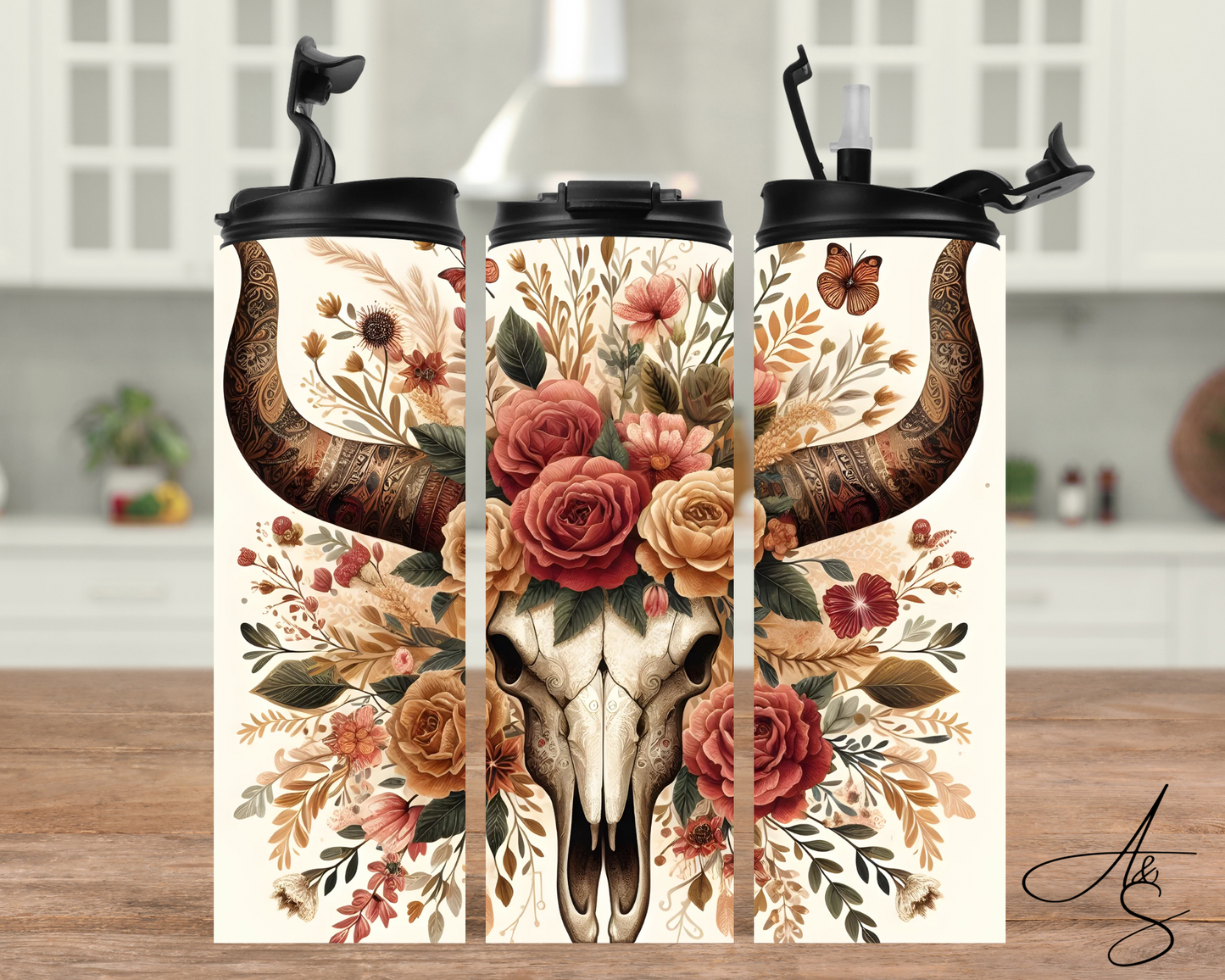 Fleurs & crâne