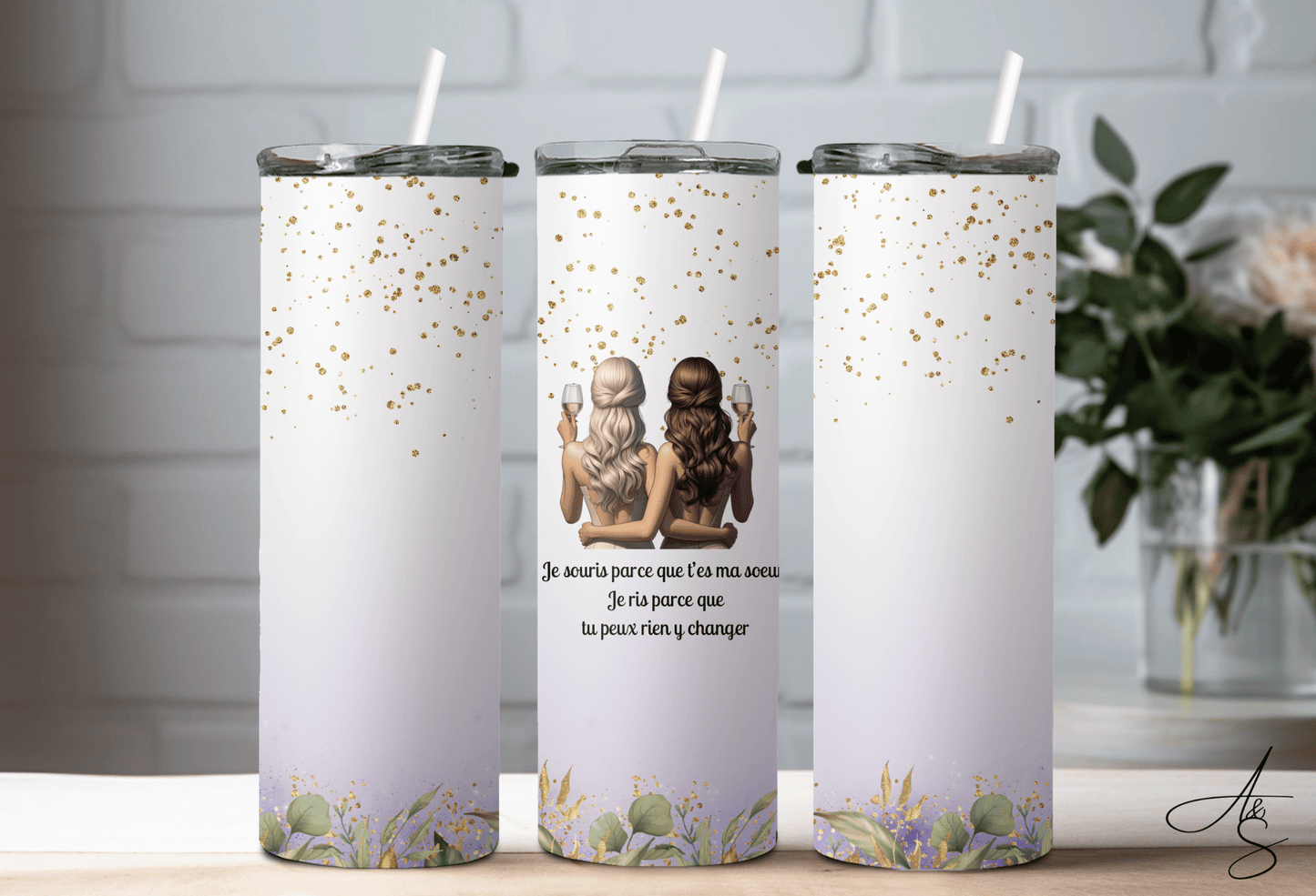 Je souris parce que tu es ma sœur