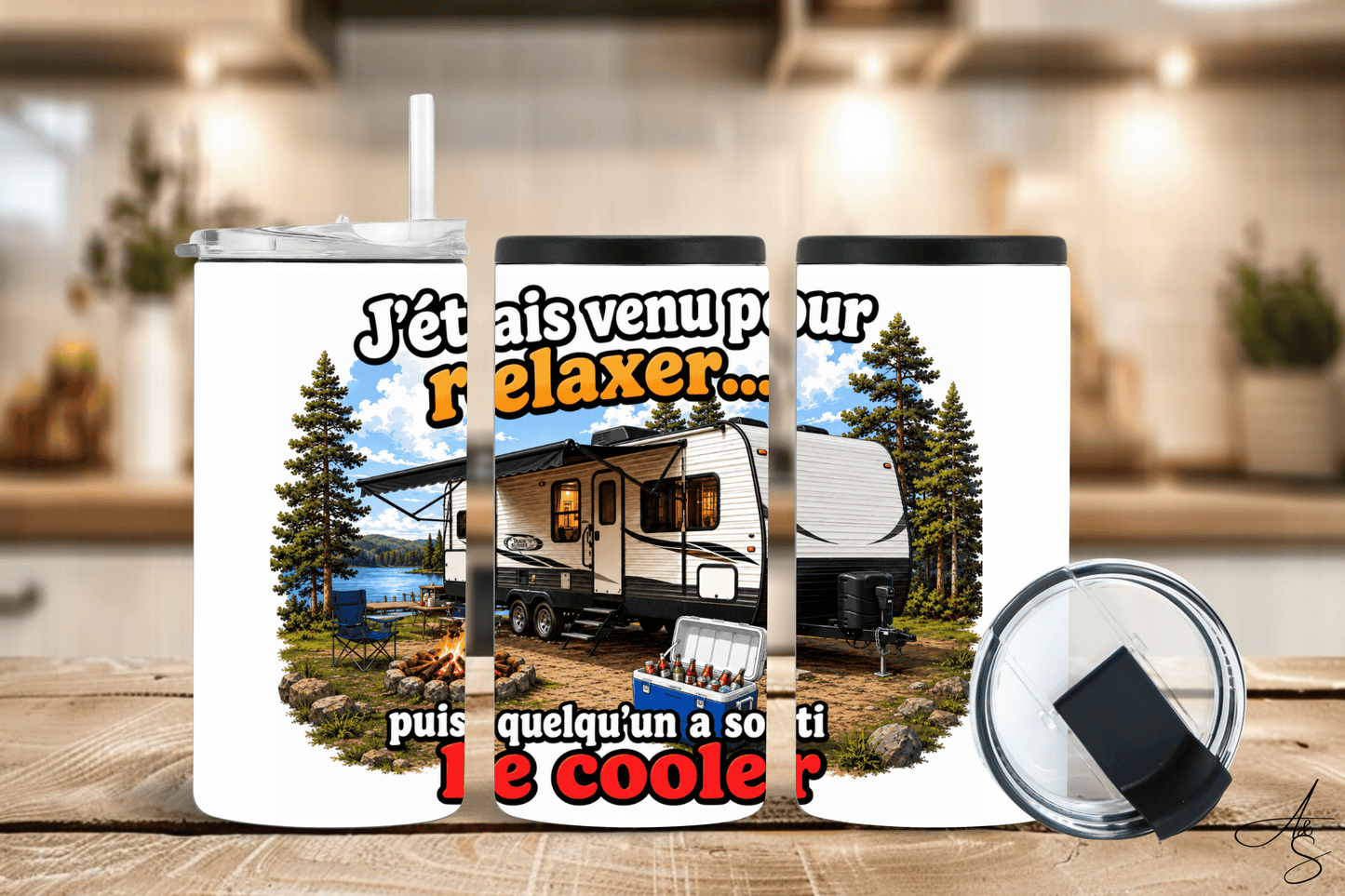 J’étais venu pour relaxer… puis quelqu’un a sorti le cooler