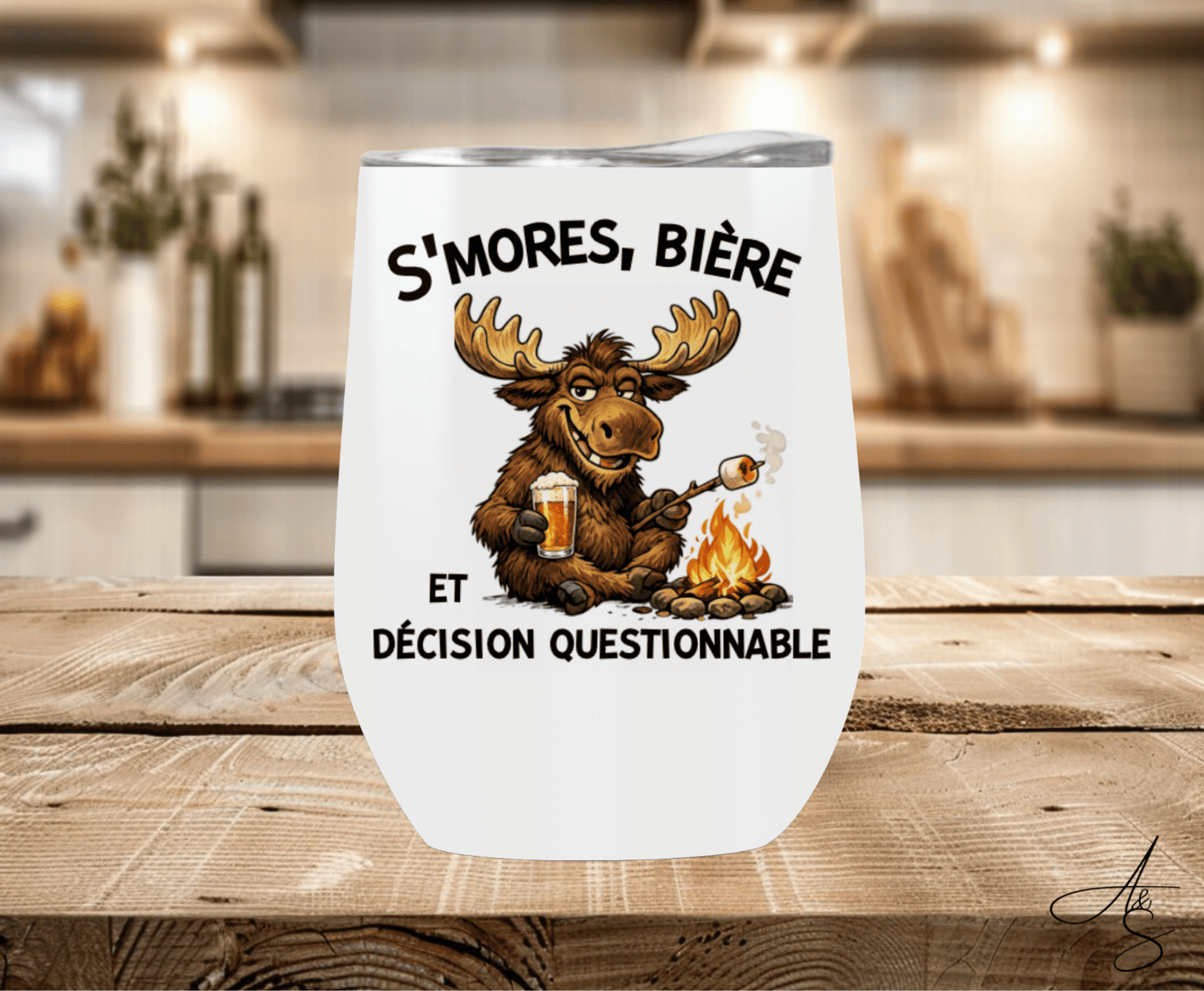 S’mores, bière et décision questionnable