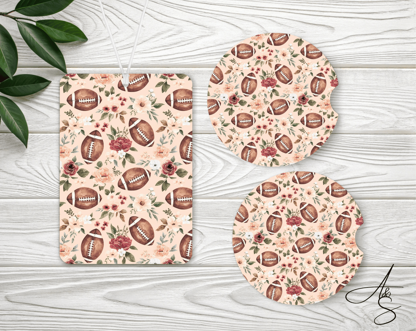 Ensemble football & fleurs