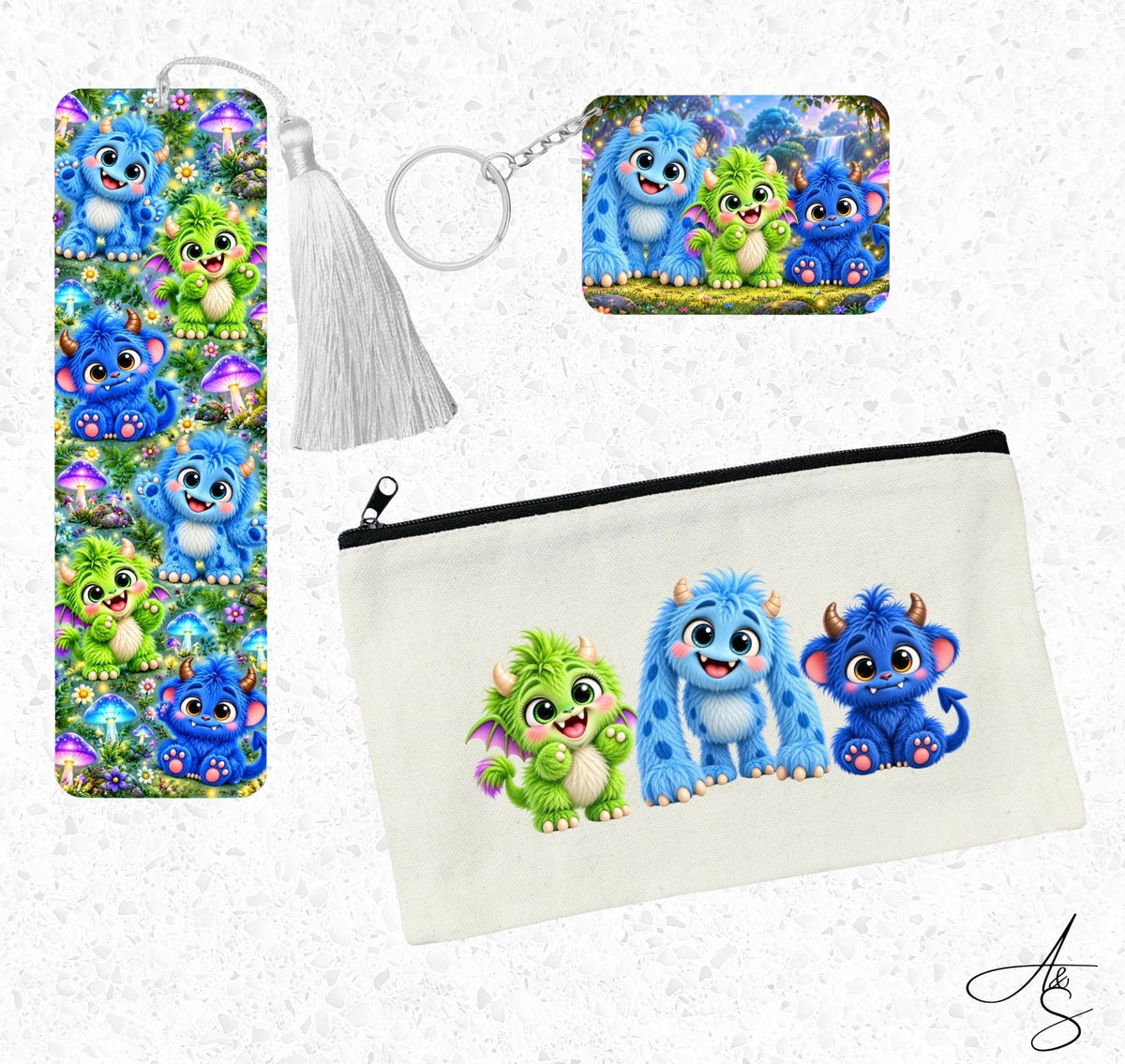 Ensemble petit monstre