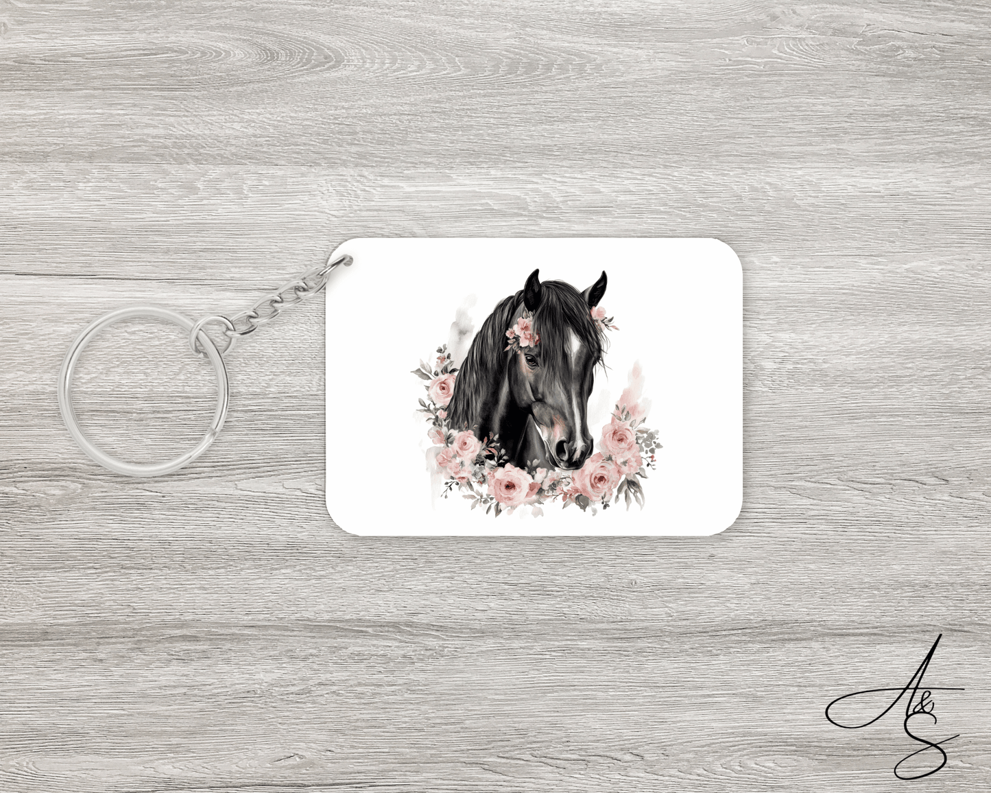 Cheval & fleurs