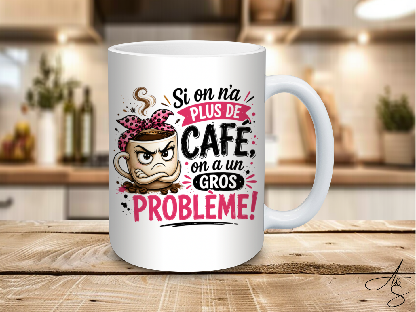 Si on n’a plus de café on a un gros problème!