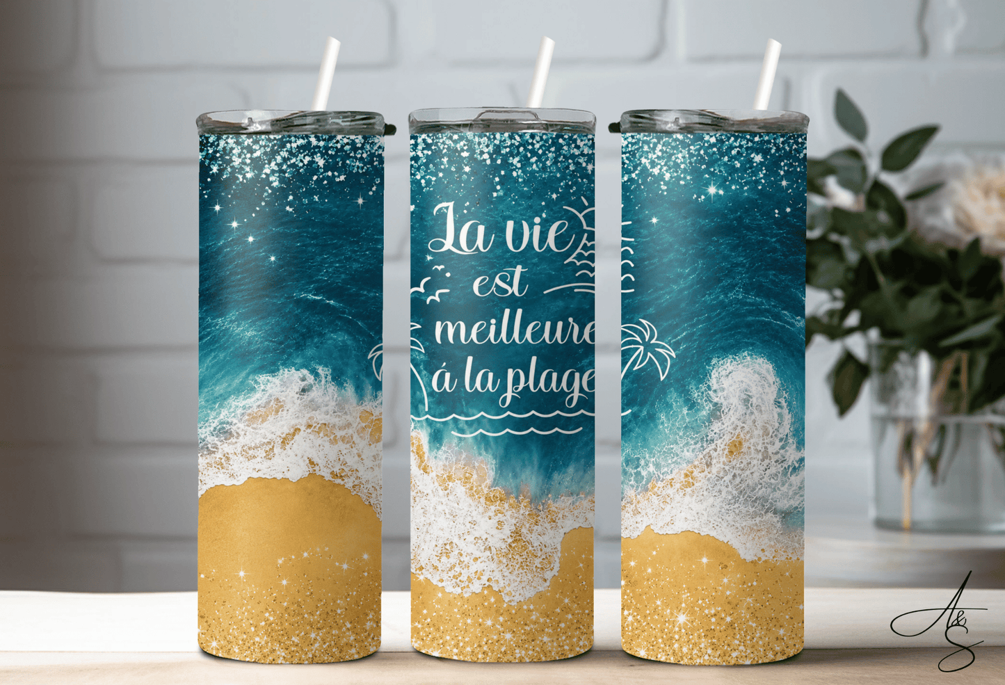 La vie est meilleure à la plage
