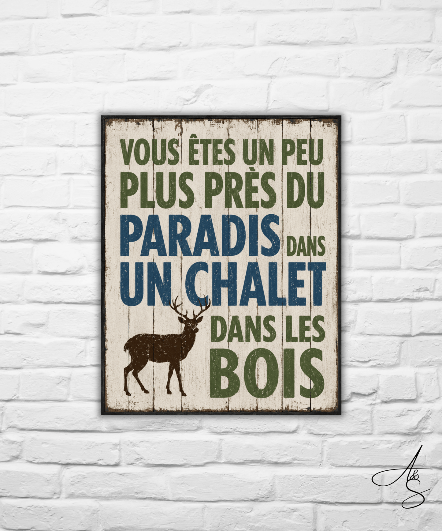 Vous êtes un peu plus près du paradis dans un chalet dans les bois