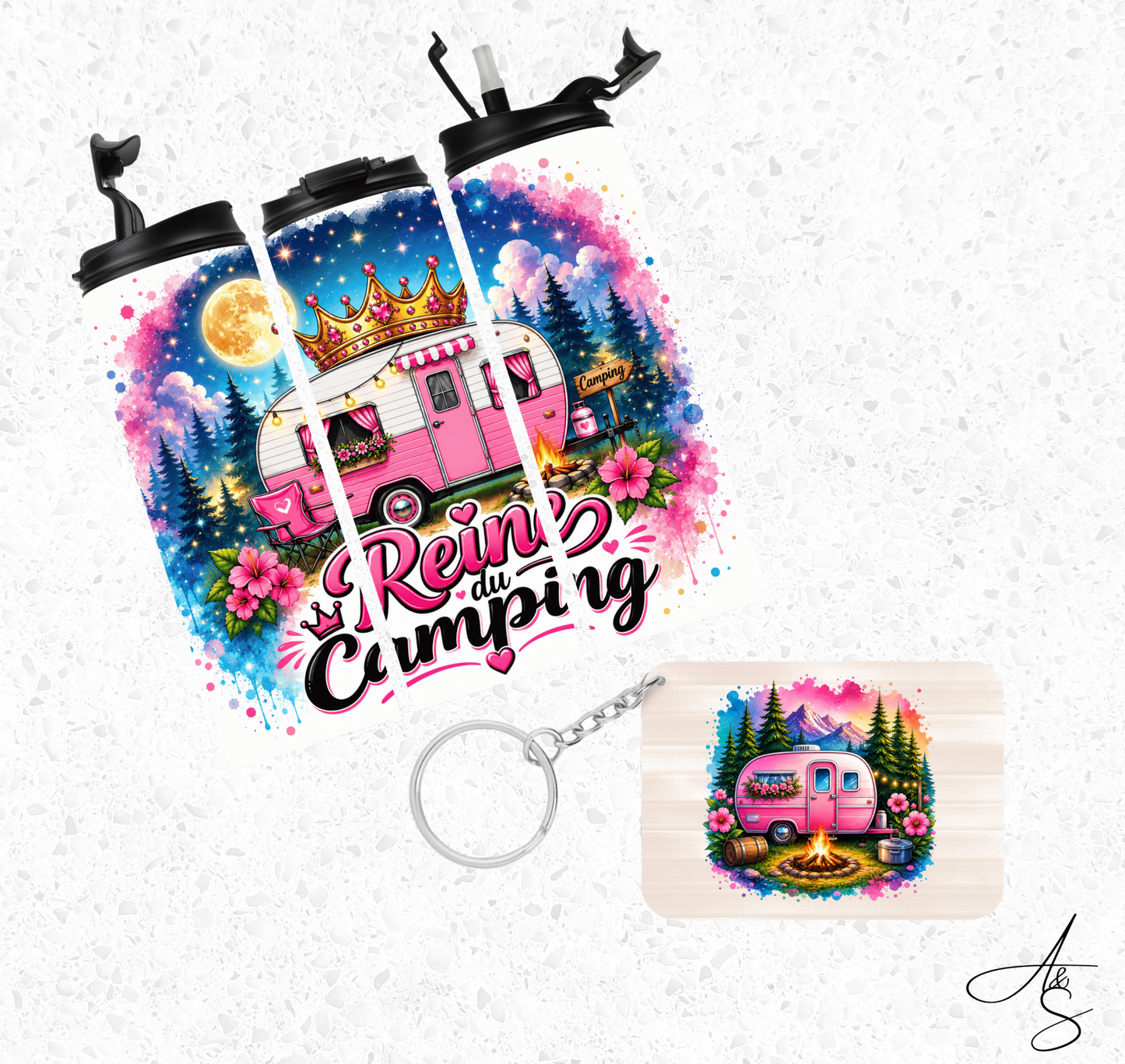 Ensemble reine du camping