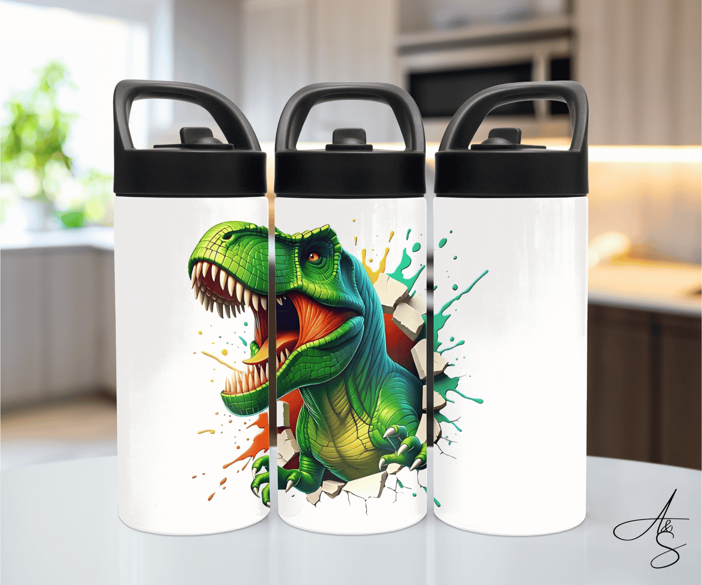 T-Rex 3D coloré