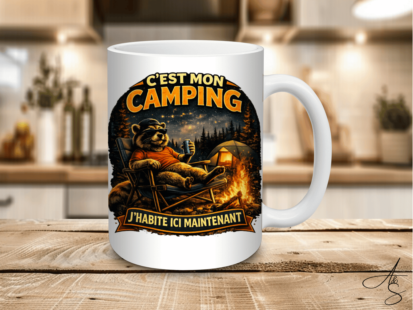 C’est mon camping , j’habite ici maintenant