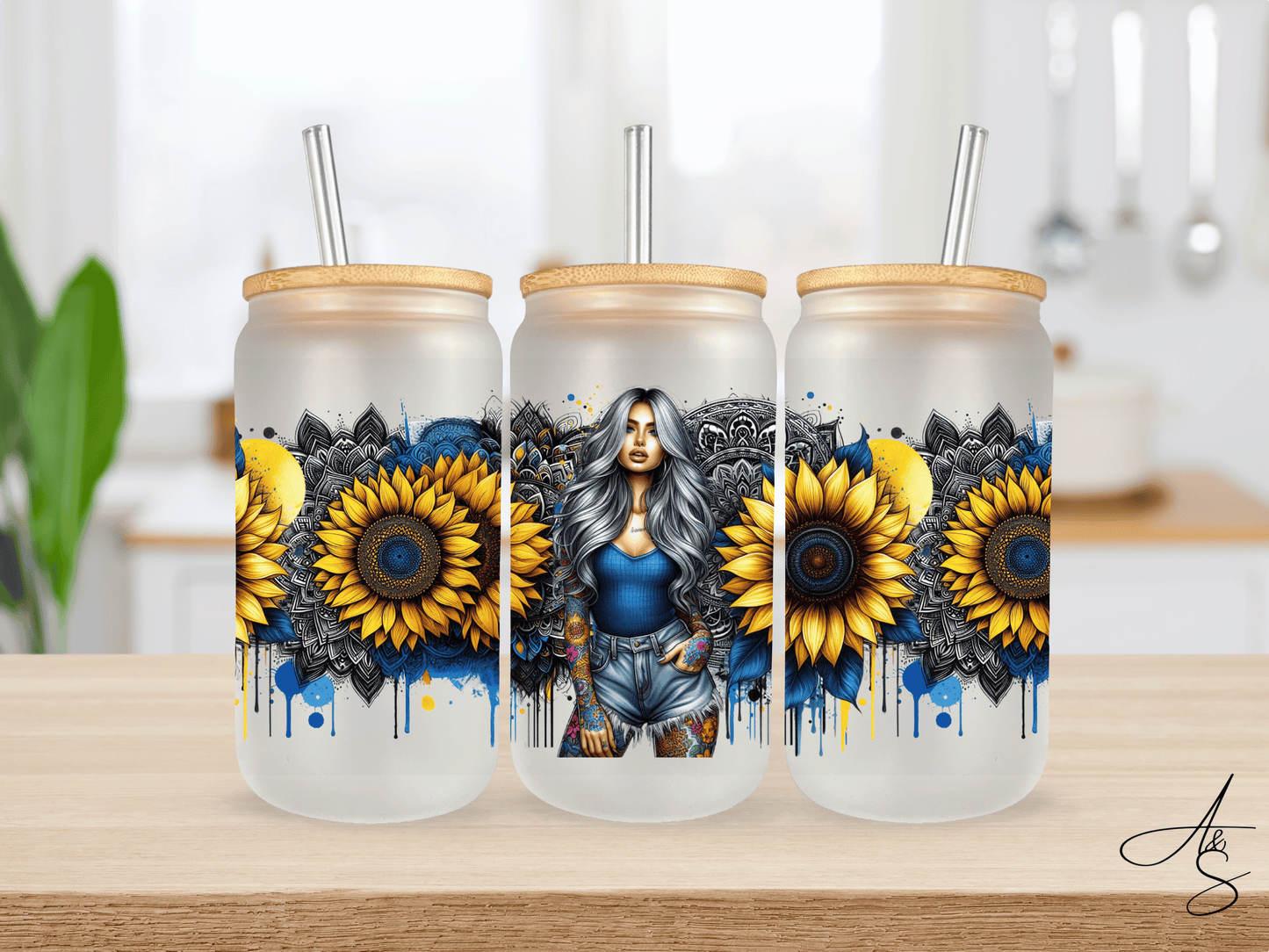 Fille tournesol
