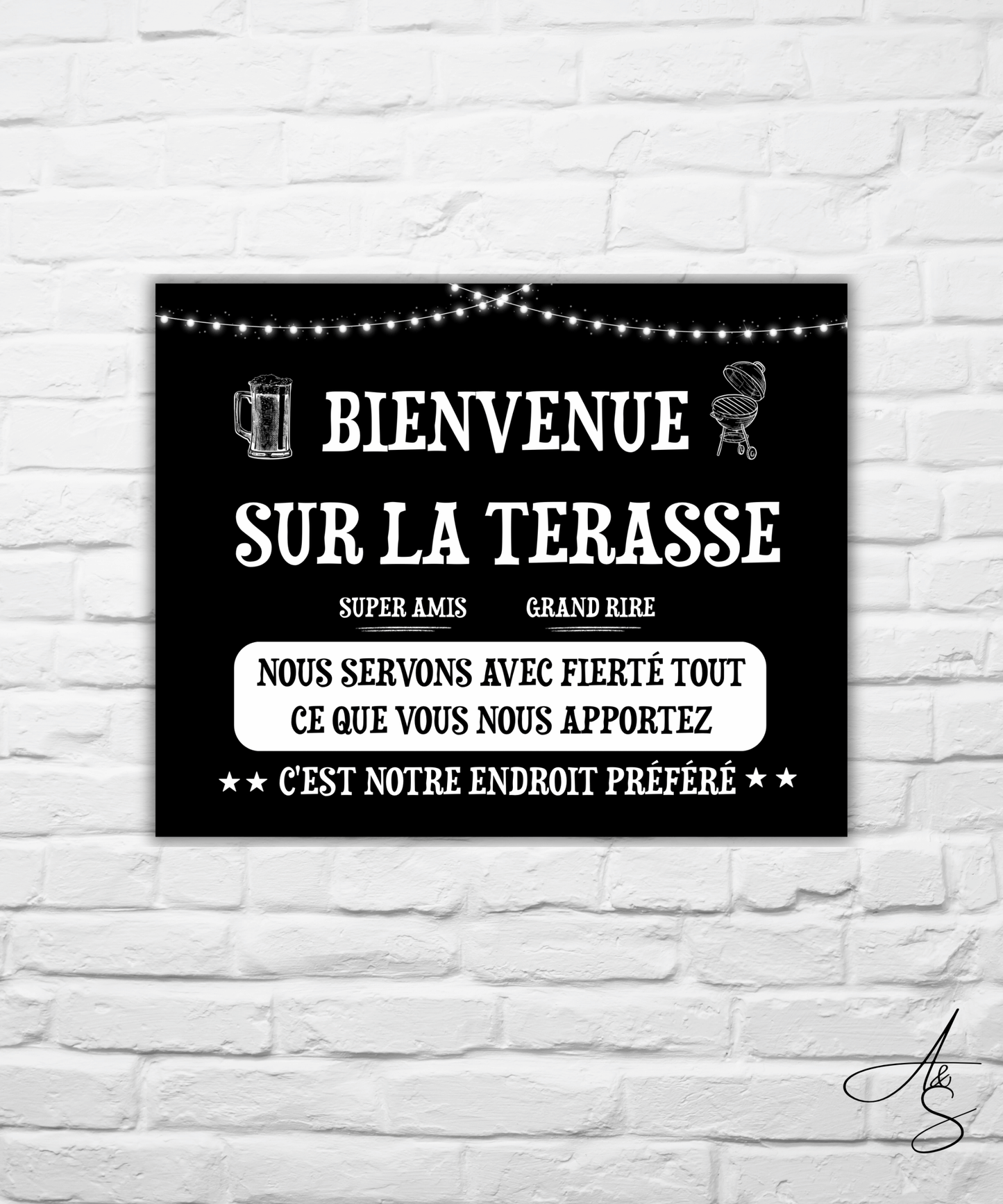 Bienvenue sur la terrasse