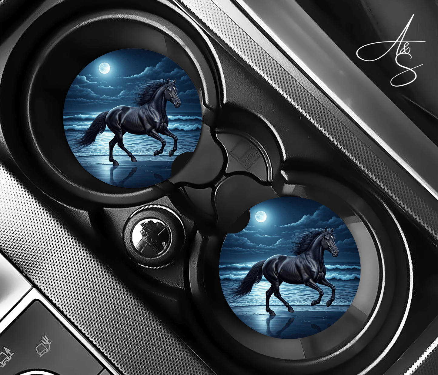 Cheval au clair de lune