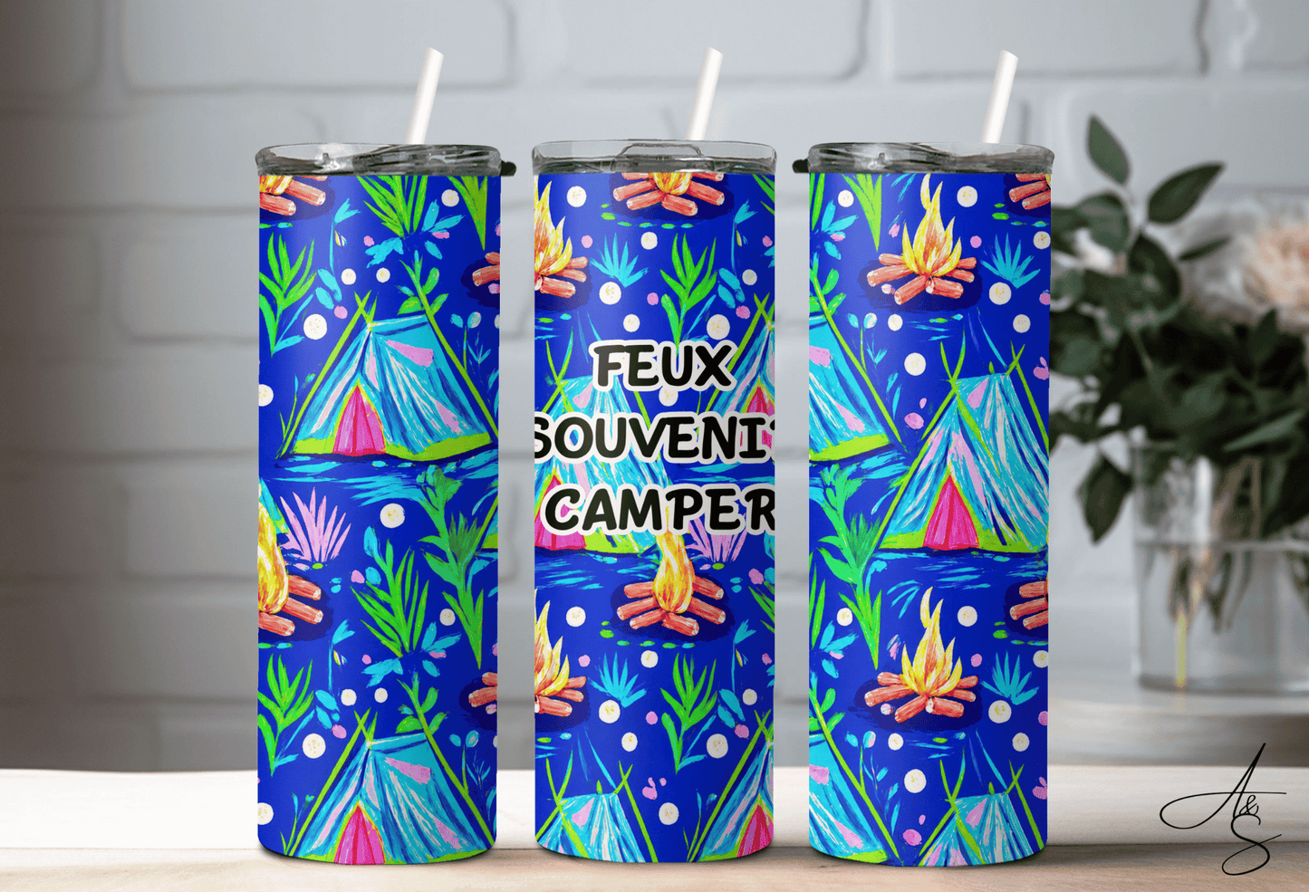 Feux, Souvenirs, camper