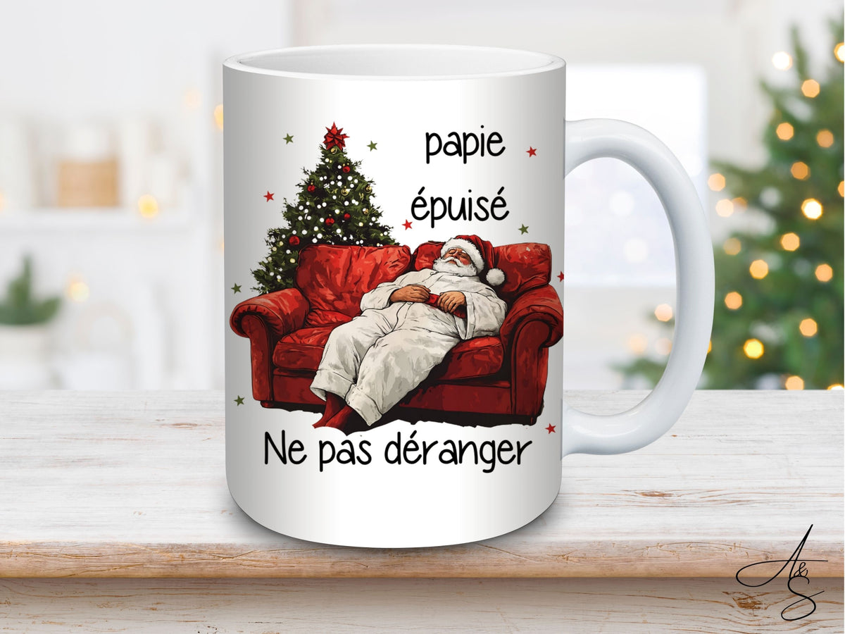 Papie épuisé ne pas déranger