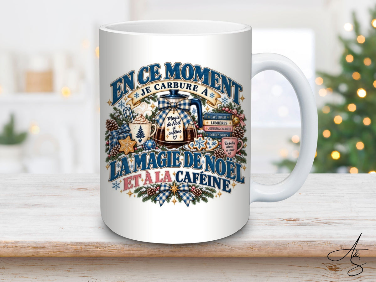 En ce moment je carbure à la magie de Noël et à la caféine