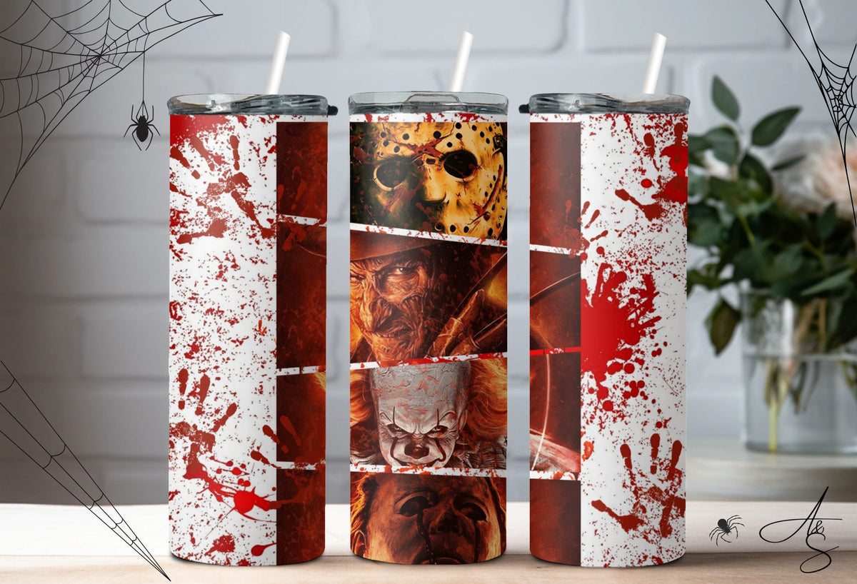 4 personnages d’Halloween