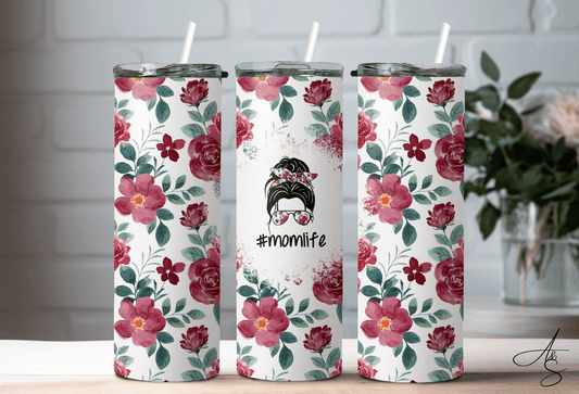 #Momlife fleur rouge