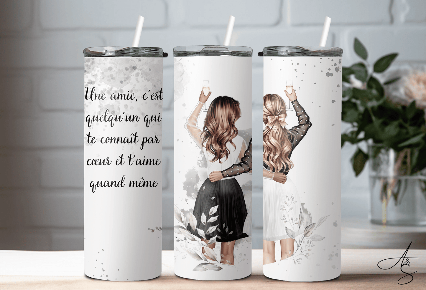 Une amie, c’est quelqu’un qui te connaît par cœur et t’aime quand même