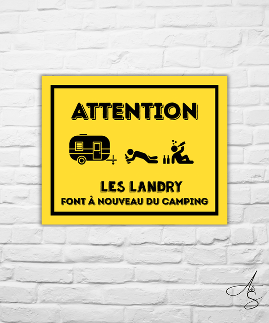 Attention Les Landry font à nouveau du camping