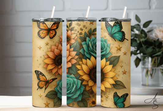 Tournesols & papillons