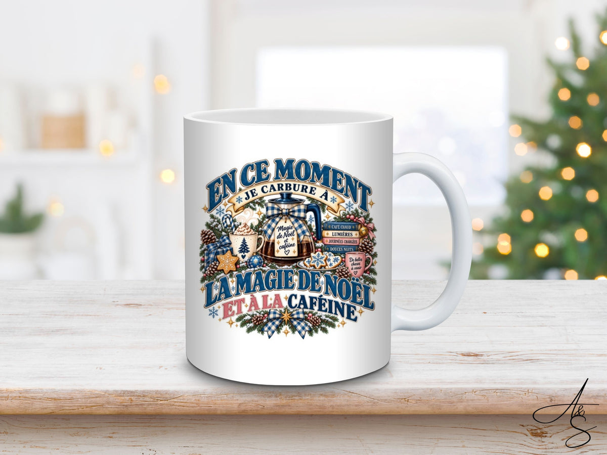 En ce moment je carbure à la magie de Noël et à la caféine