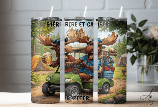 Bière, rire et camper