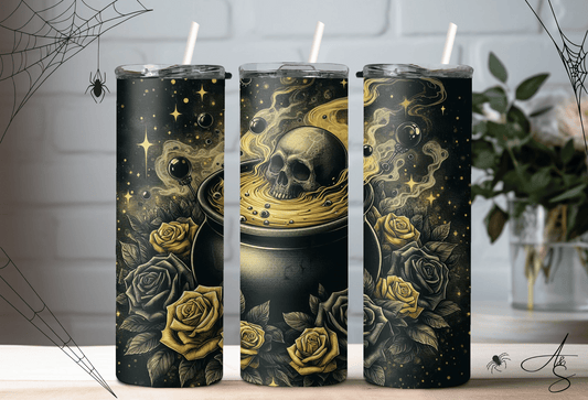 Chaudron & roses or