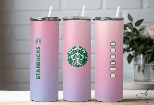 Starbucks dégradé rose