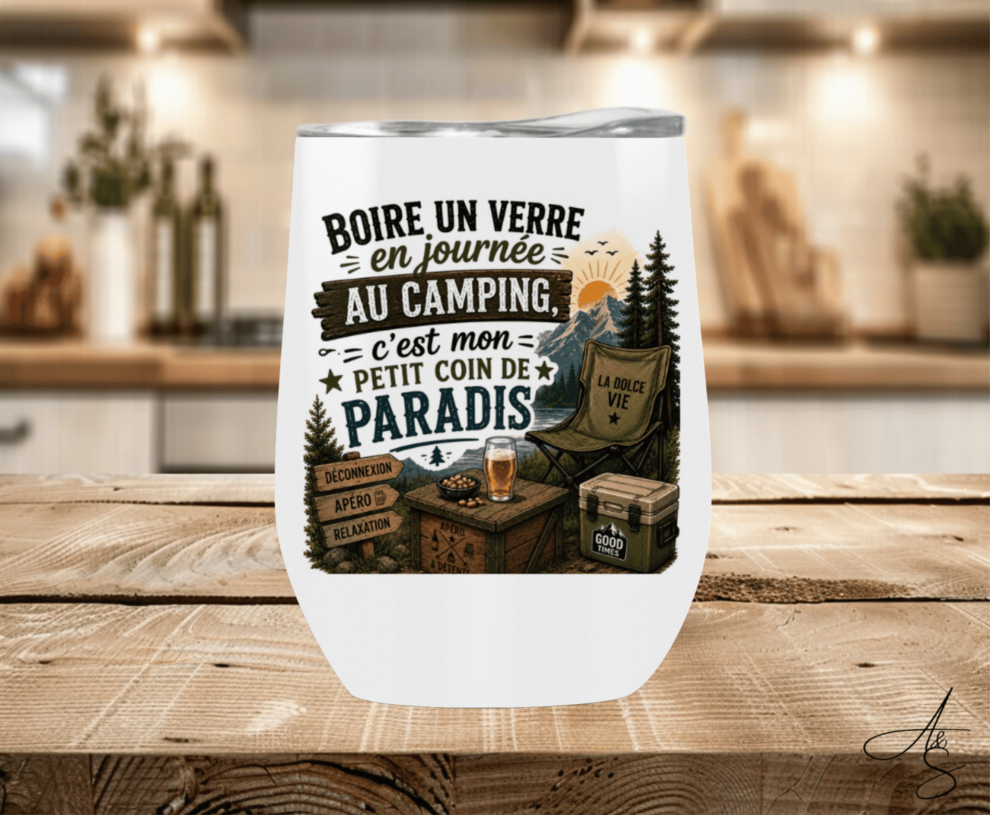 Boire en journée au camping c’est mon petit coin de paradis