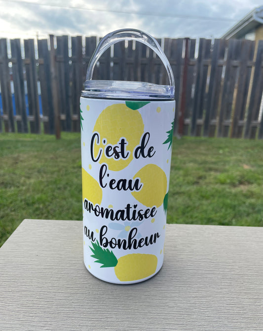 C’est de l’eau aromatisée au bonheur