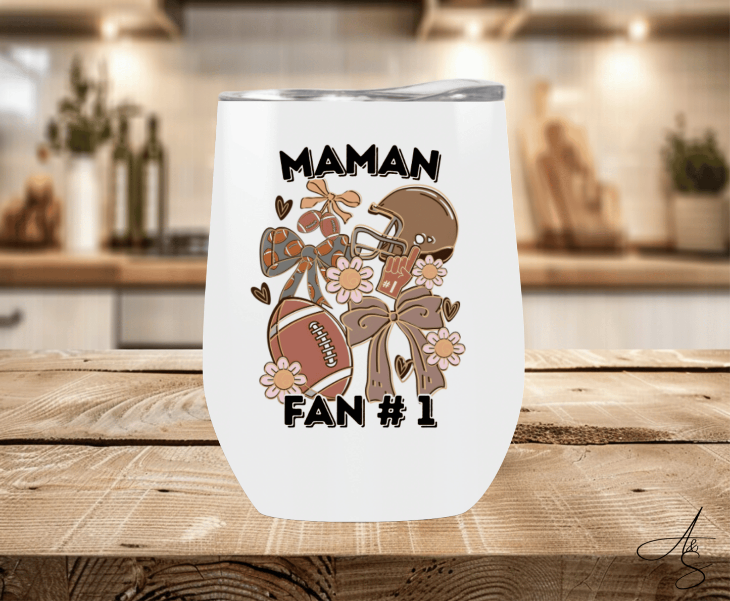 Maman fan #1 football