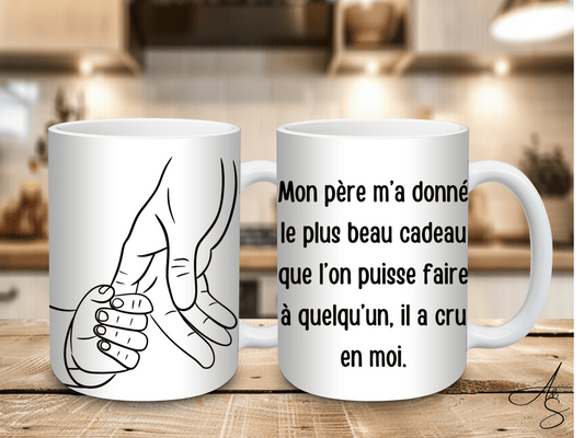 Papa qui a cru en moi
