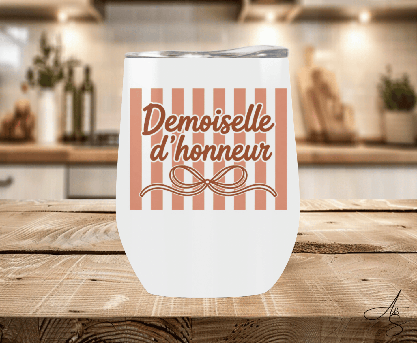 La mariée/ Demoiselle d’honneur orange