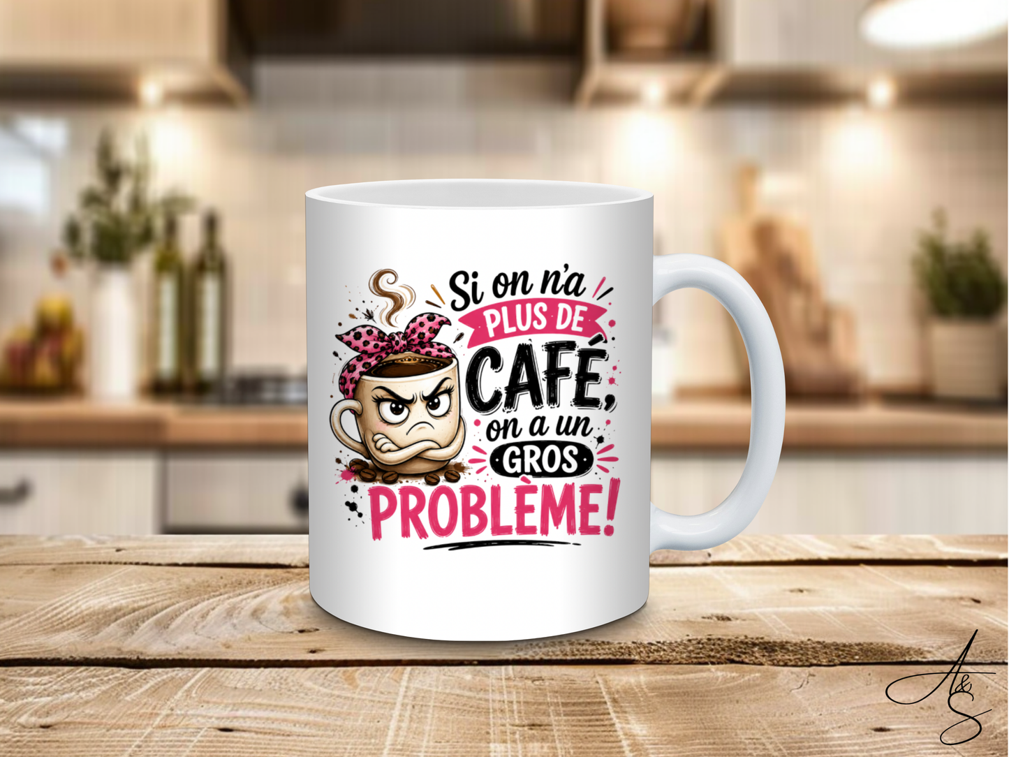 Si on n’a plus de café on a un gros problème!