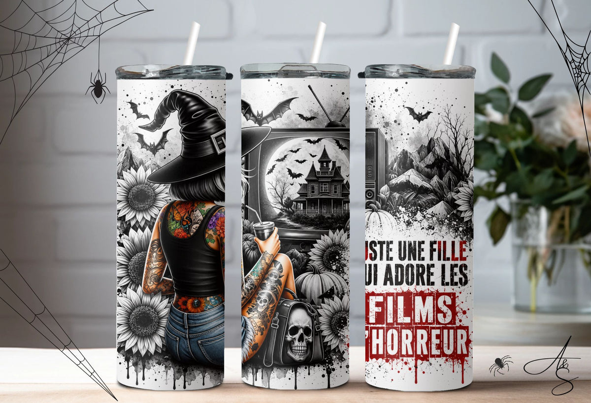 Une fille qui adore les films d’horreur