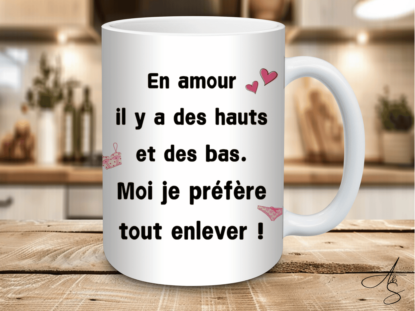 En amour il y a des hauts et des bas....