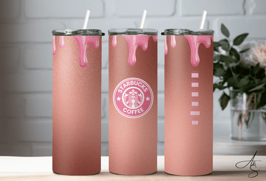 Starbucks rose métallique