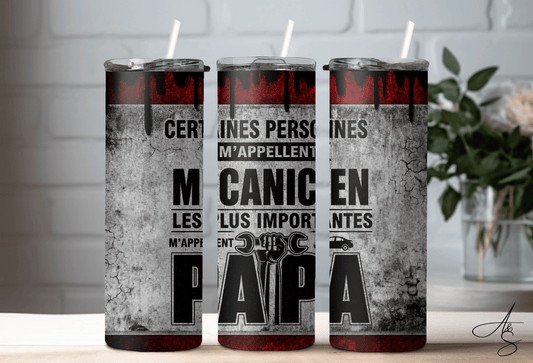 Certaine personnes m’appellent mécanicien, les plus importantes m’appellent papa