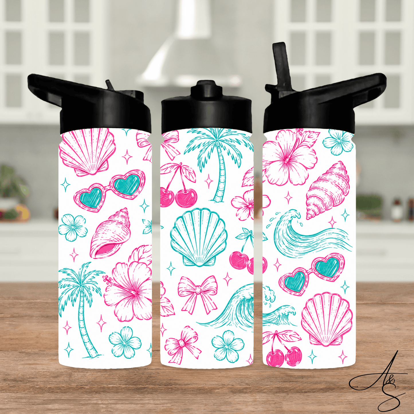 Coquillage & hibiscus