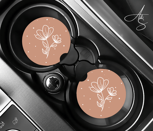 Fleurs taupe
